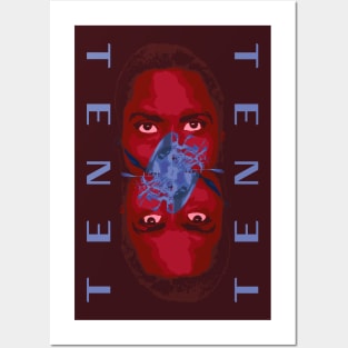 Tenet (Red & Blue) Posters and Art